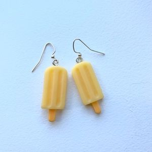 Yellow Popsicle Earrings - Brand New!